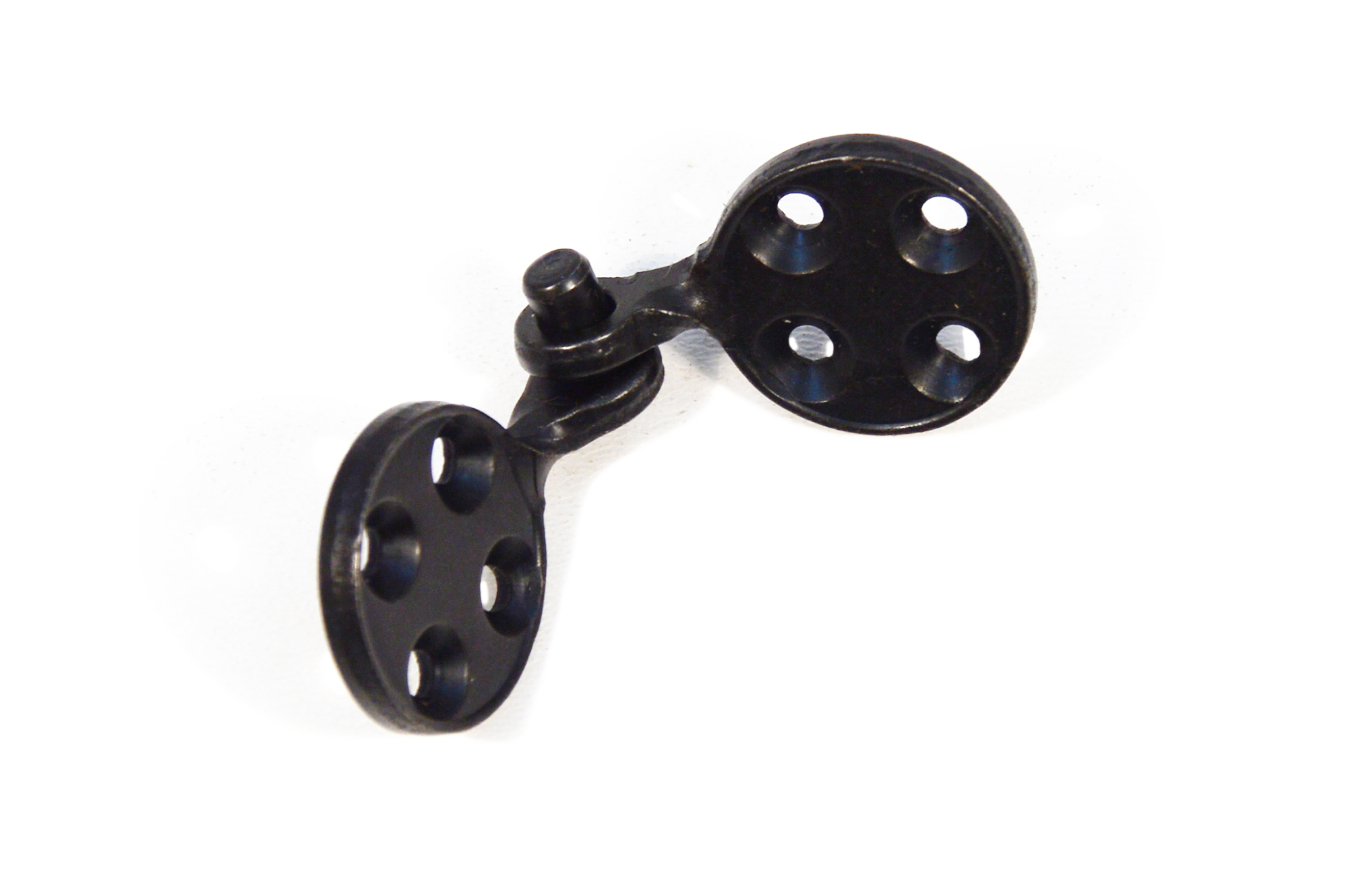 Stahlscharnier zwei Blätter Schrankscharnier Schwarz Alt Scharniere